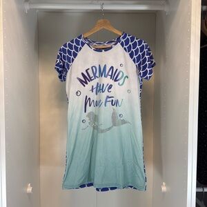 Wonder Nation “Mermaids Have More Fun” Nightgown Size XL (14/16)